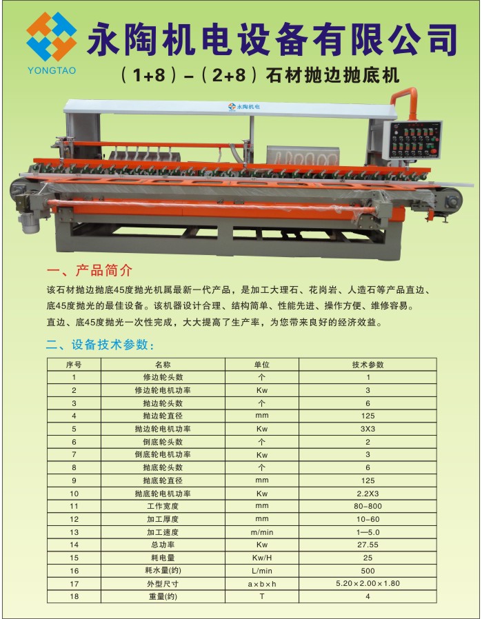 大理石磨邊機