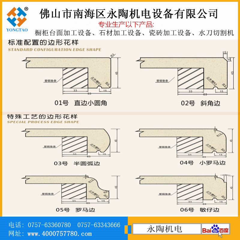 石英石臺面加工圖形